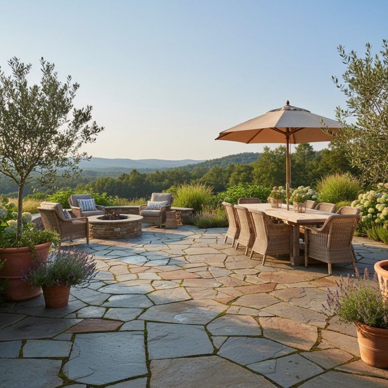 What Makes Flagstone A Popular Choice For Outdoor Hardscaping